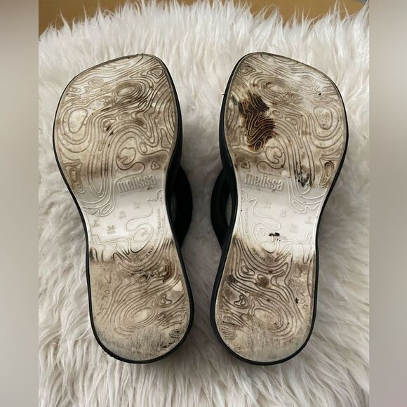 Melissa Free Platform Wedge Black 7/38 - Picture 8 of 9